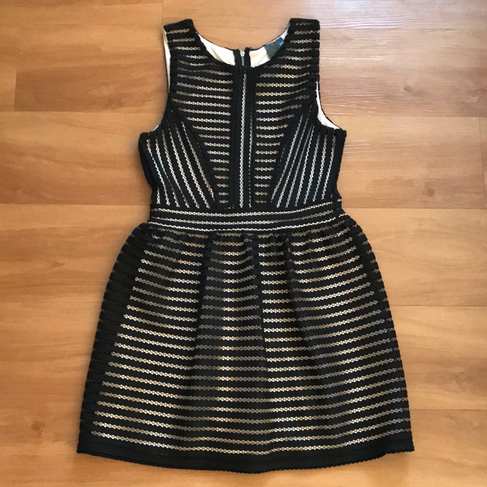 Trixxi Black and Nude Dress. Size 3